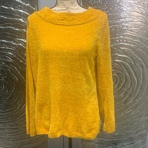 Women’s BYdesign Yellow  Soft Sweater Size L